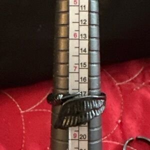 Black Goth Gothic Punk Grunge Emo Dragon Demon Ring Size 8 (5/20$)